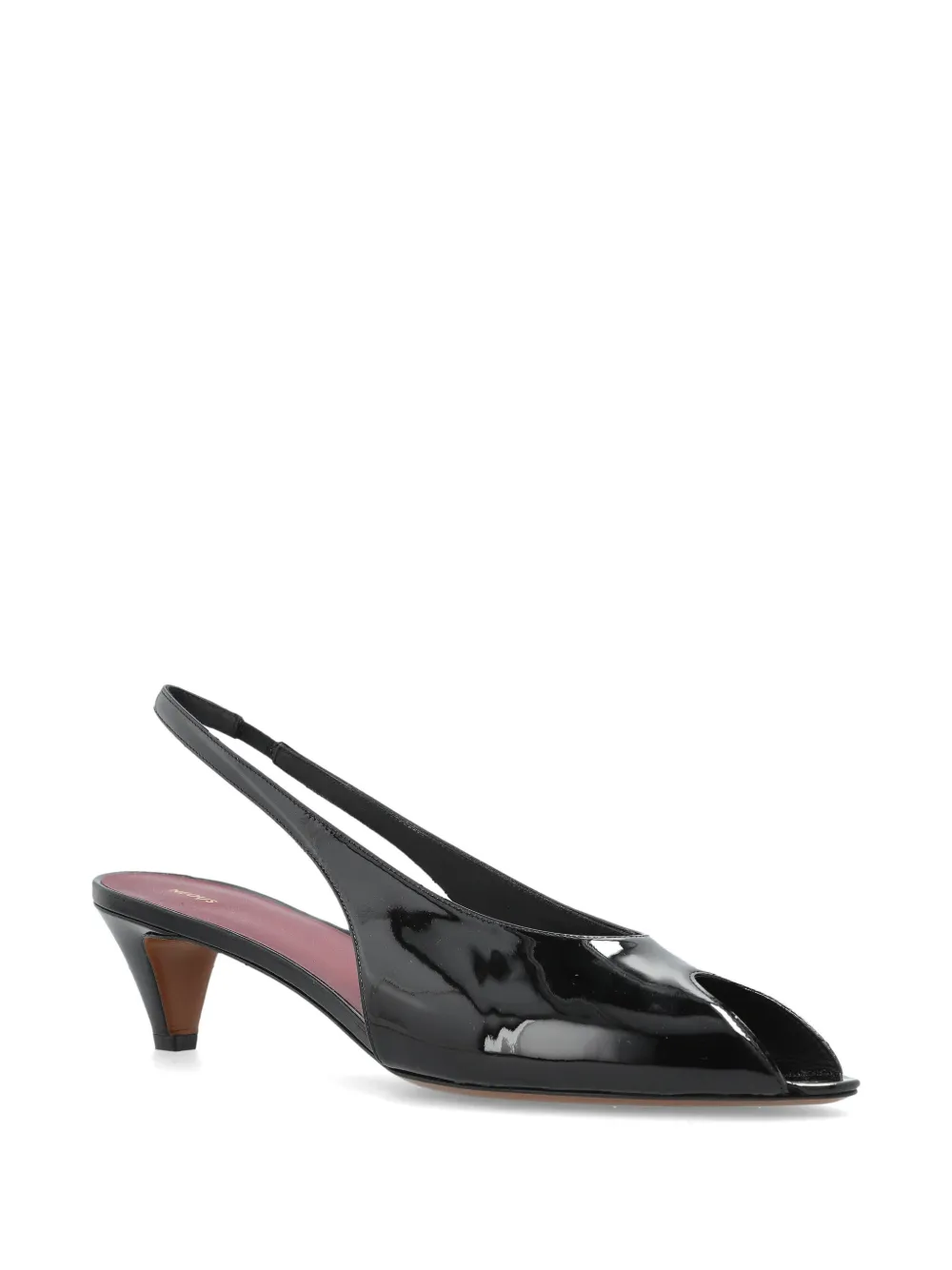 NEOUS Hamal slingback pumps met open neus Zwart