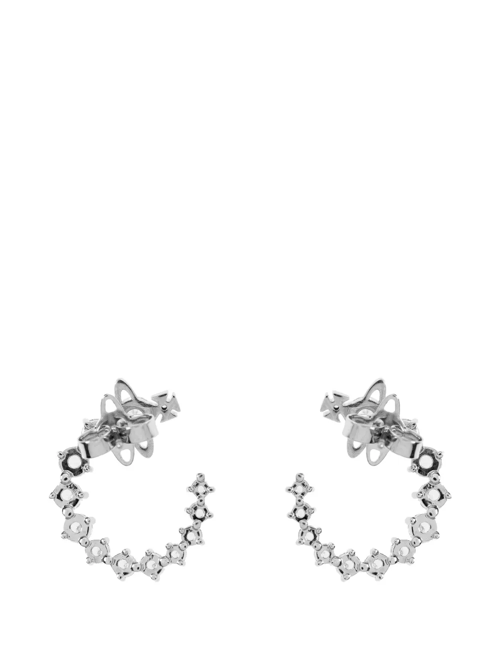 Vivienne Westwood Embellished Drop Earrings In Pattern