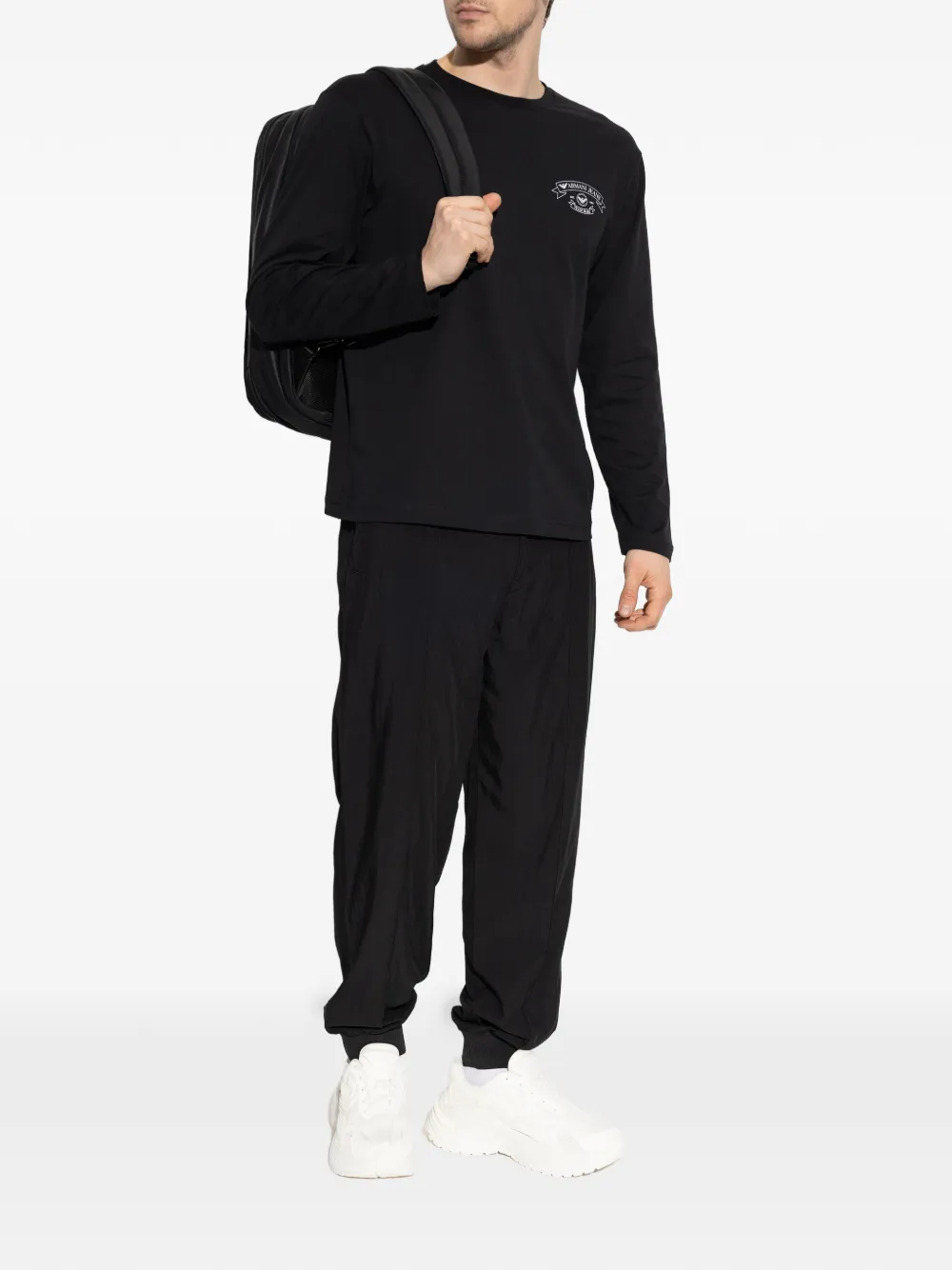 elasticated seam track pants