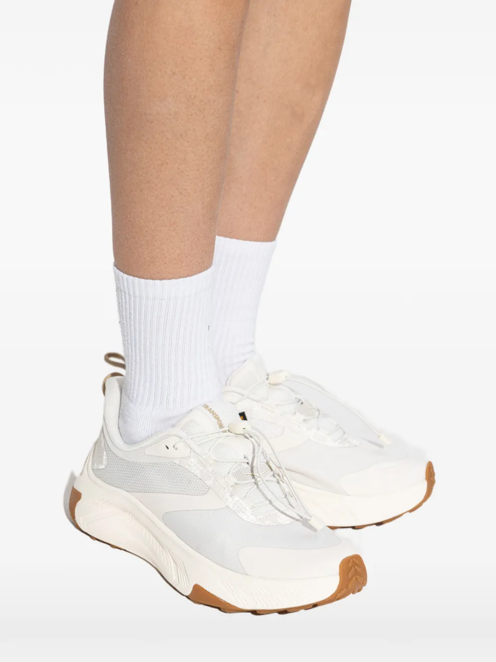 HOKA Getextureerde sneakers Beige