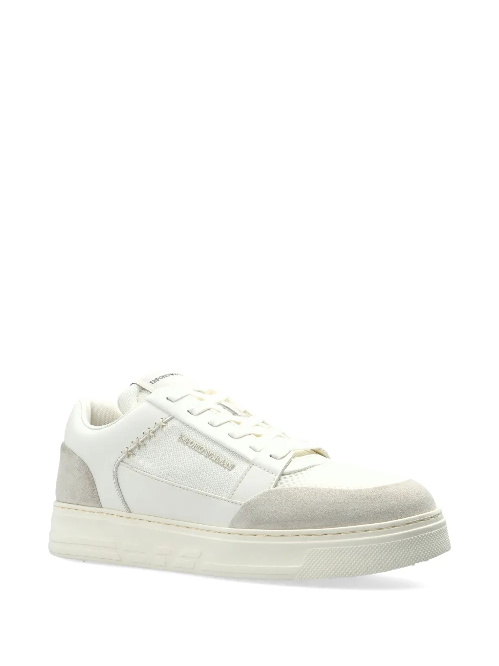 Emporio Armani Sneakers met logo Wit