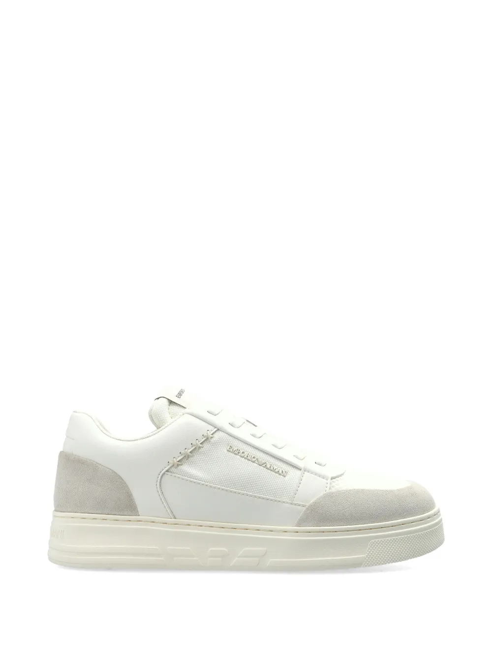 Emporio Armani Sneakers met logo Wit