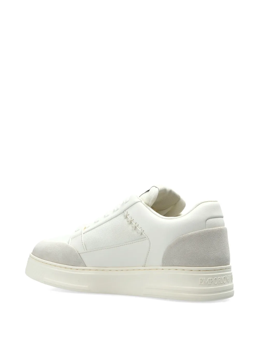 Emporio Armani Sneakers met logo Wit
