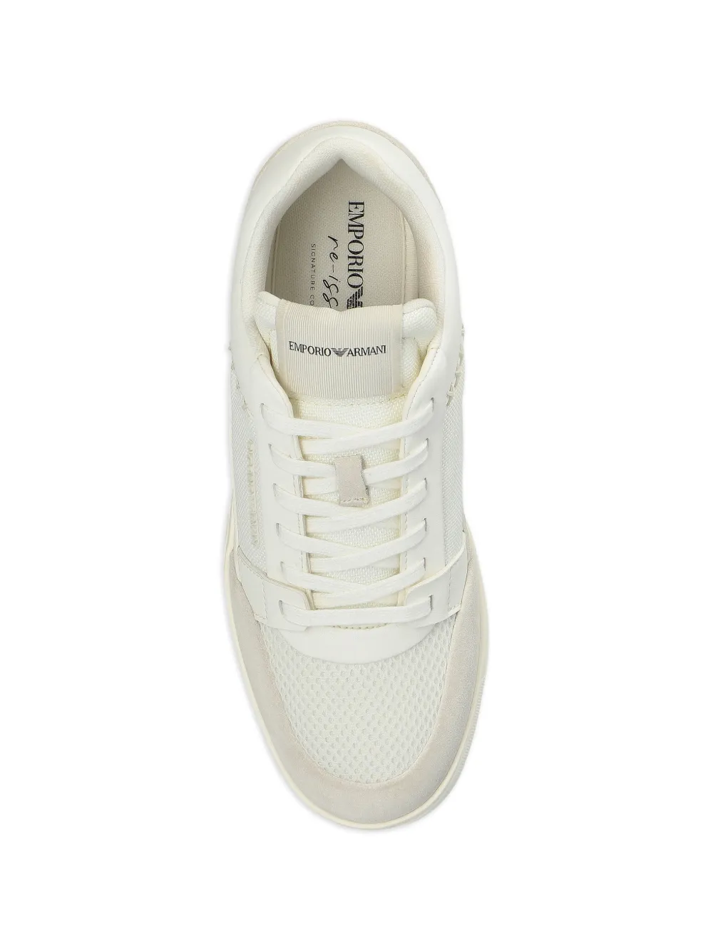 Emporio Armani Sneakers met logo Wit