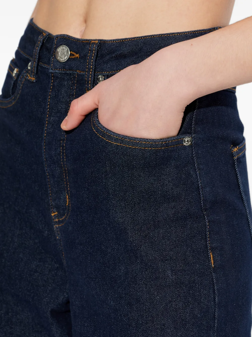 Gestuz Jeans met omgeslagen pijpen Blauw