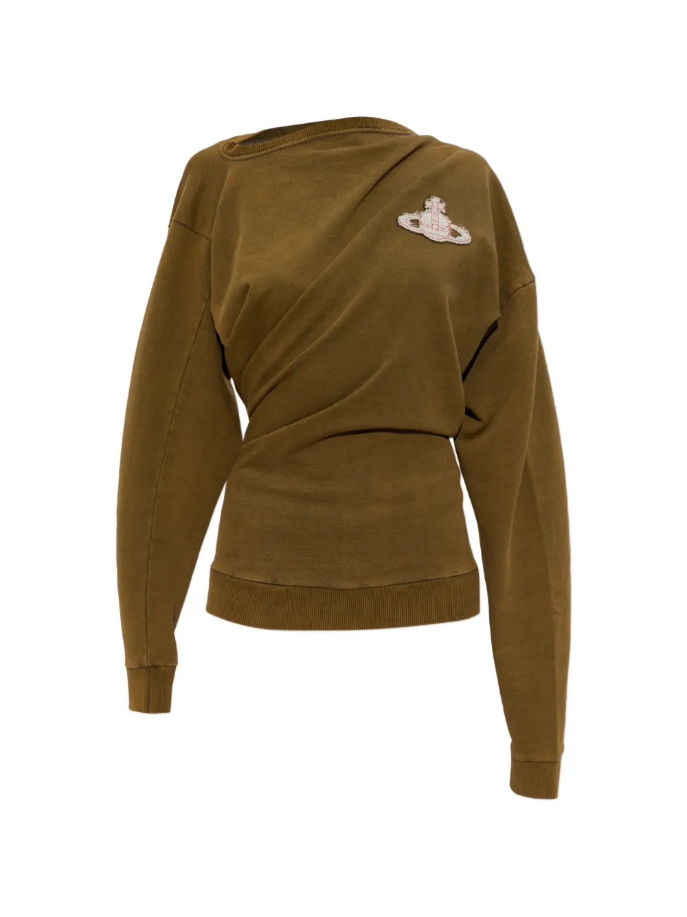 Vivienne Westwood Hebo orb-appliqué sweatshirt - Verde