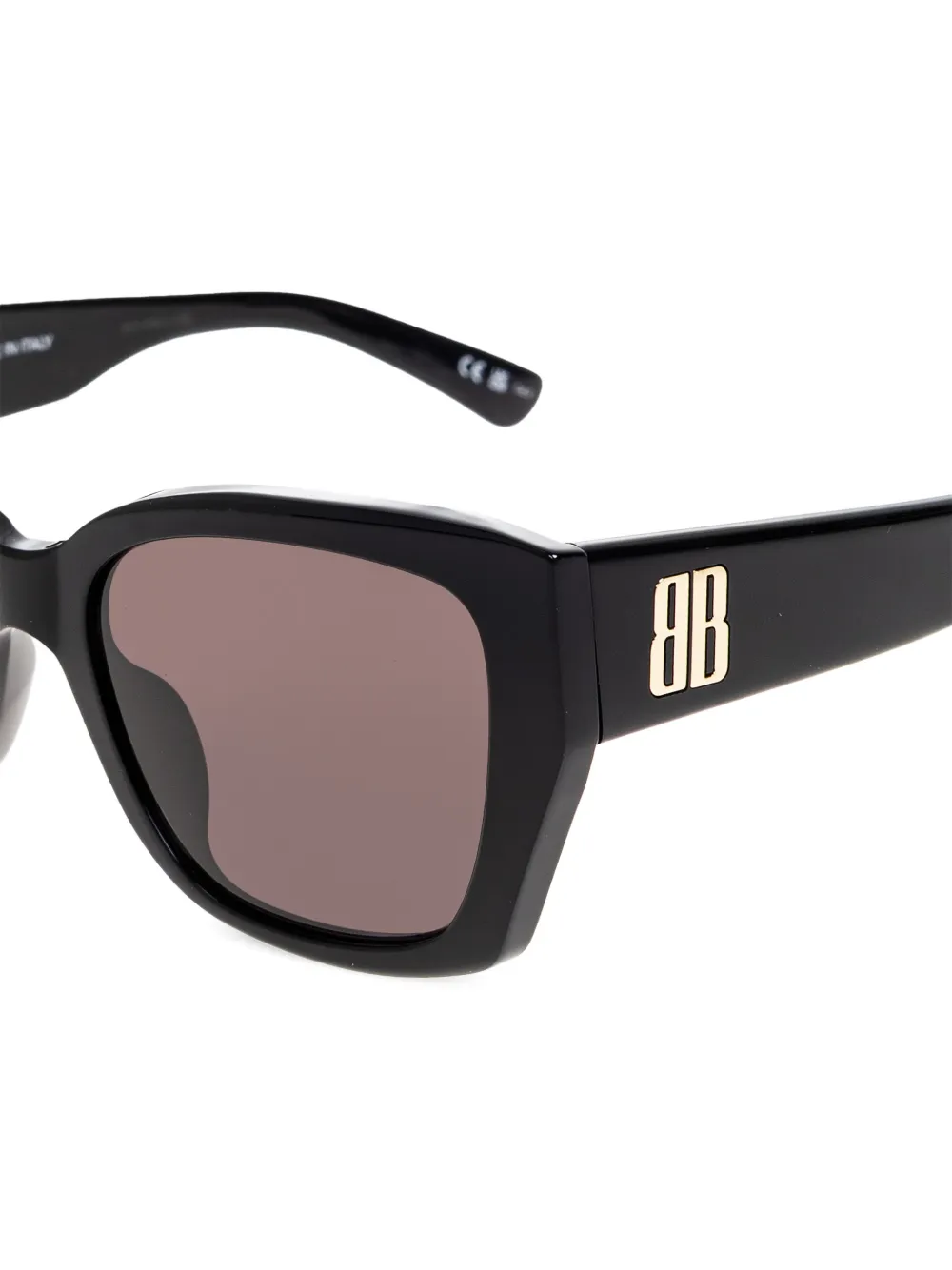Balenciaga Eyewear Zonnebril met vierkant montuur Zwart