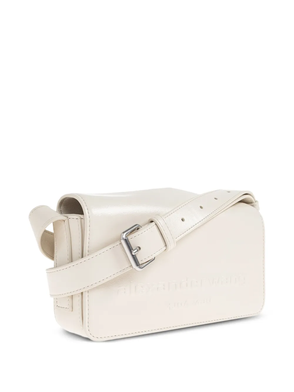 Alexander Wang Leren heuptas met reliëf Beige