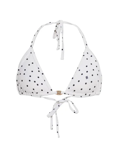 By Malene Birger polka-dot tie bikini top
