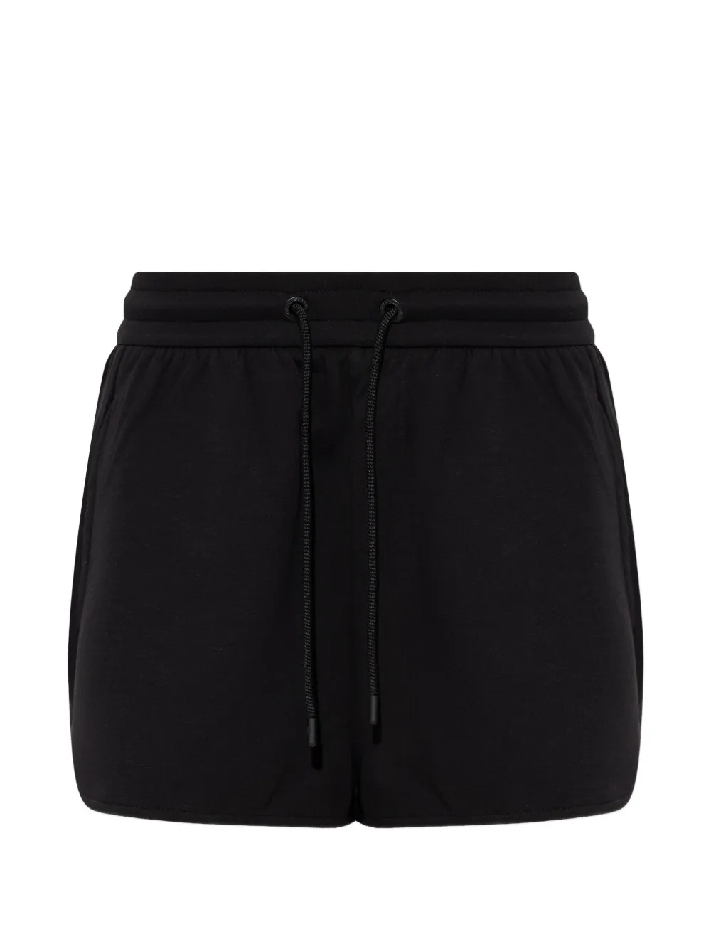 Emporio Armani drawstring logo shorts - Nero