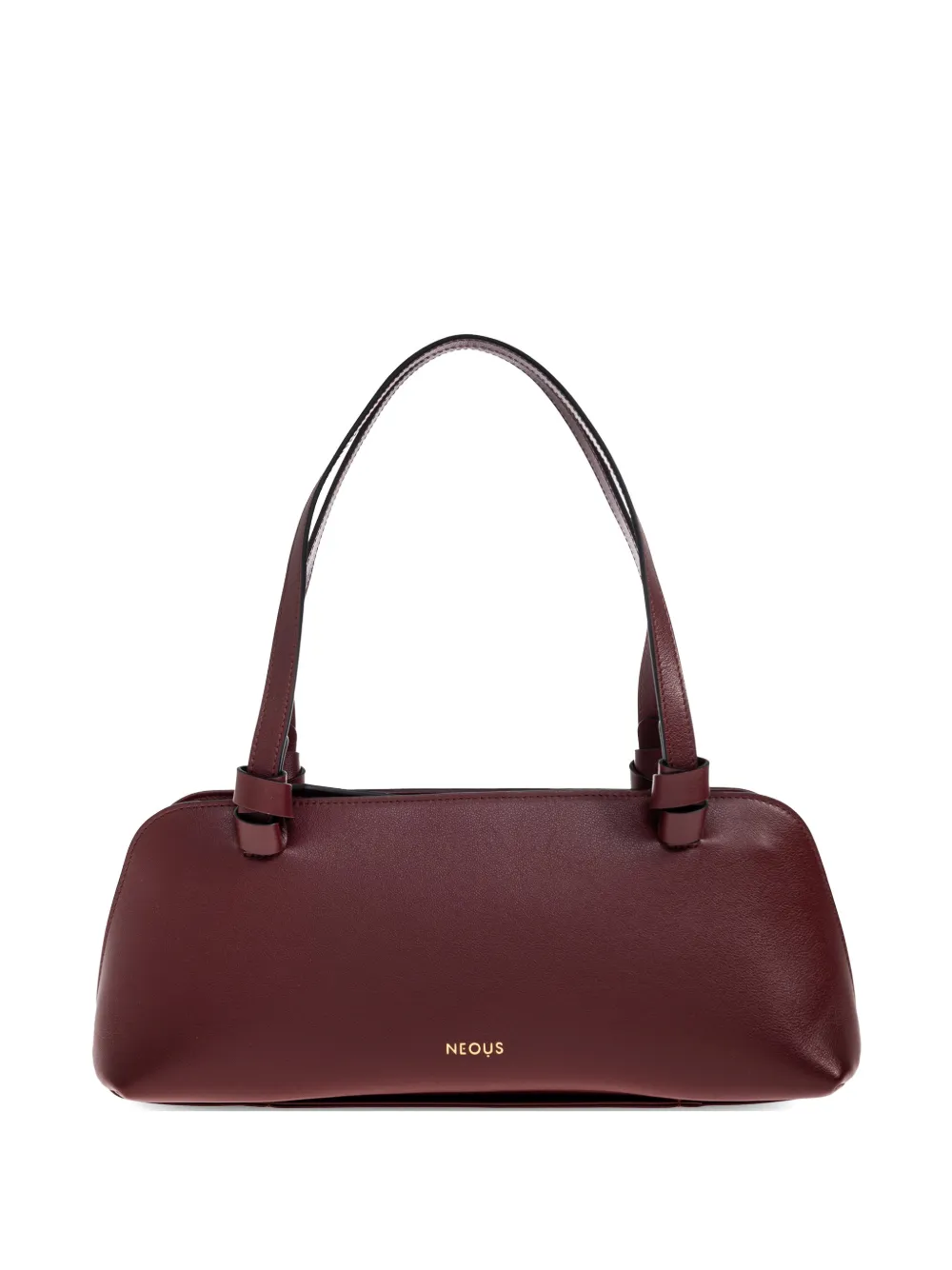 NEOUS Scorpius knot leather shoulder bag - Marrone