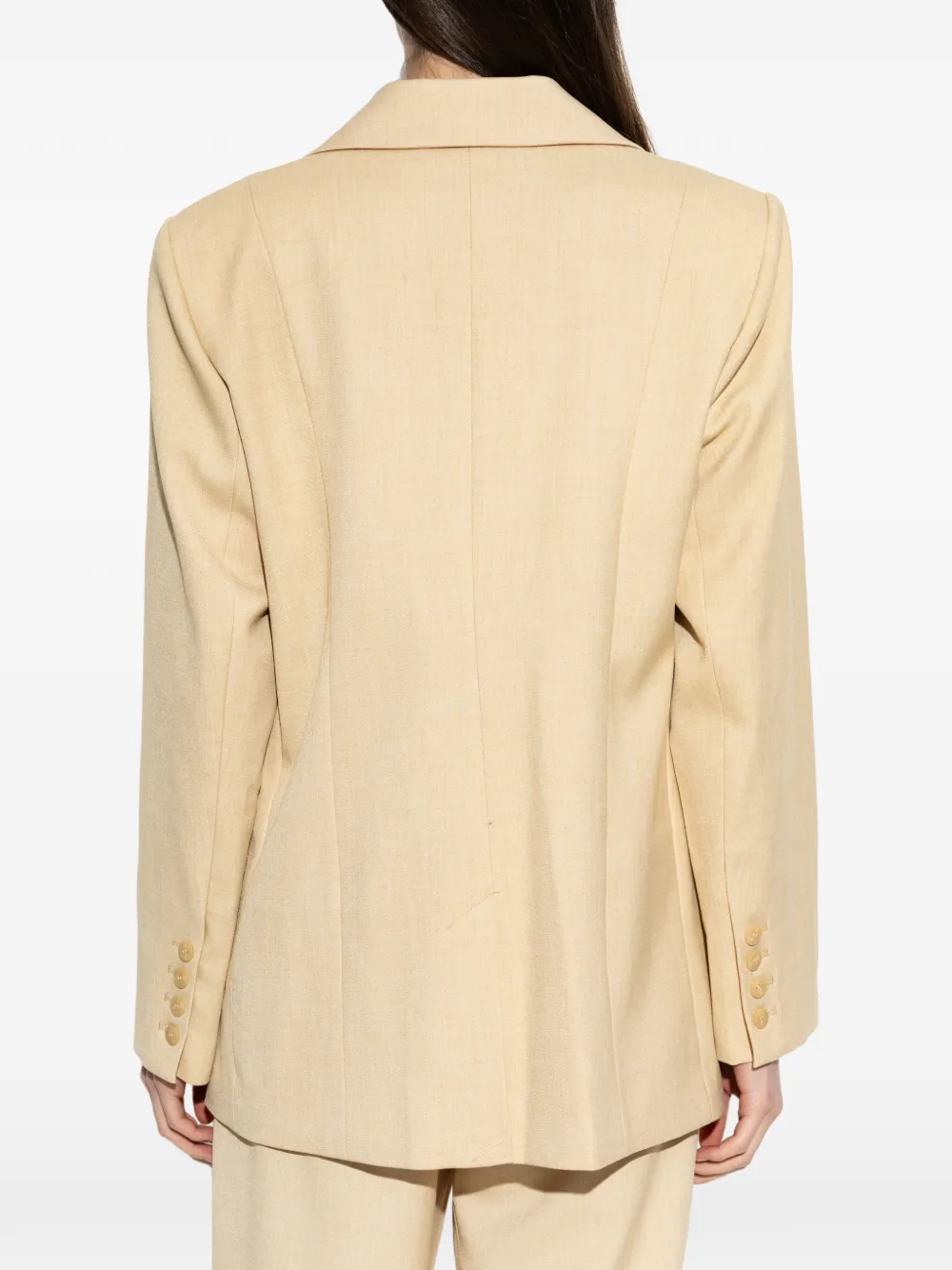 Gestuz Stacy blazer met zakken Beige