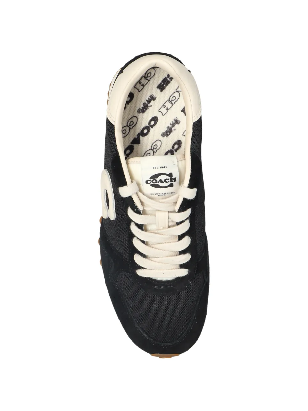Coach Sneakers met logo Zwart