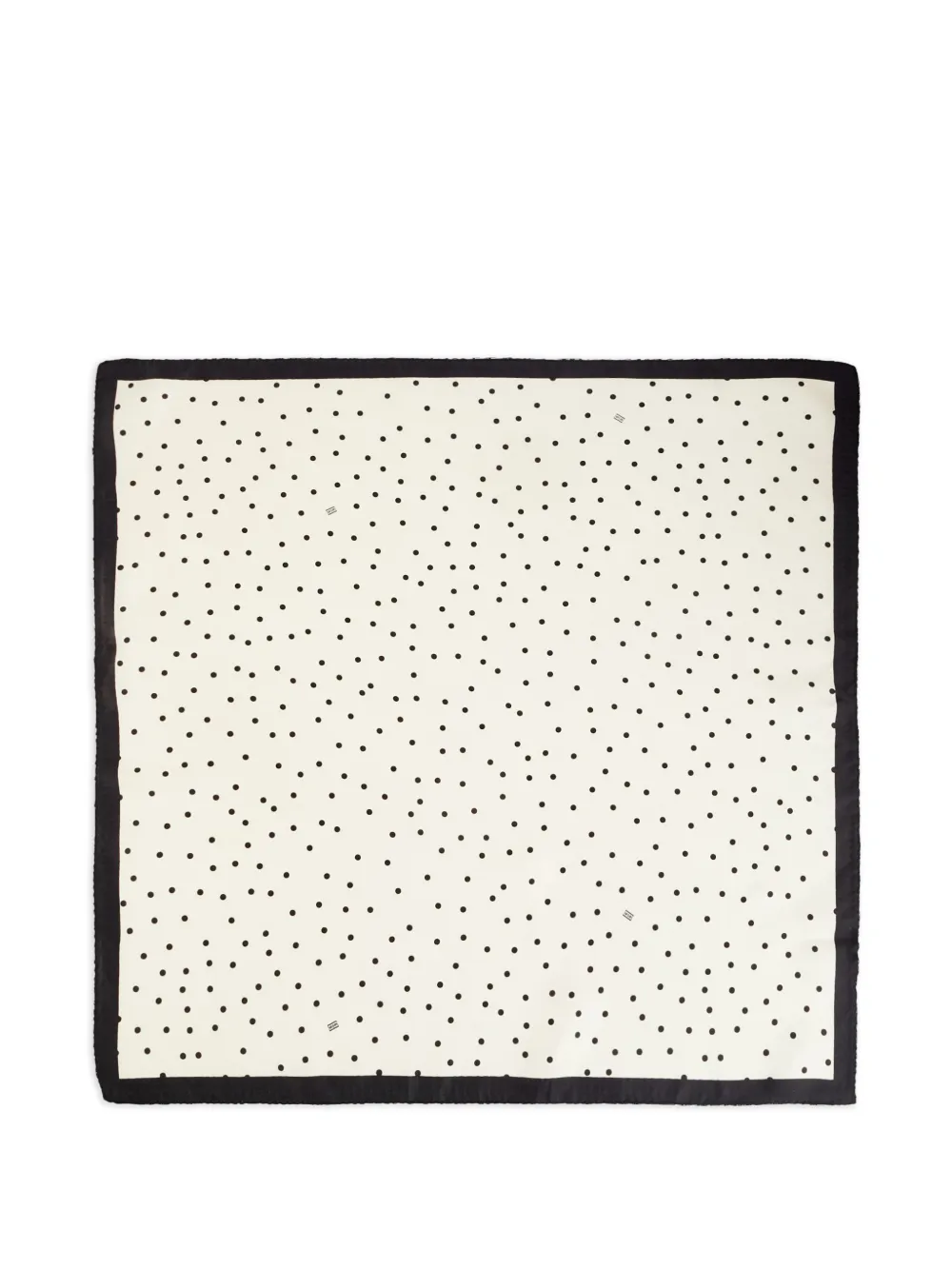 By Malene Birger Poula polka-dot border scarf - Toni neutri