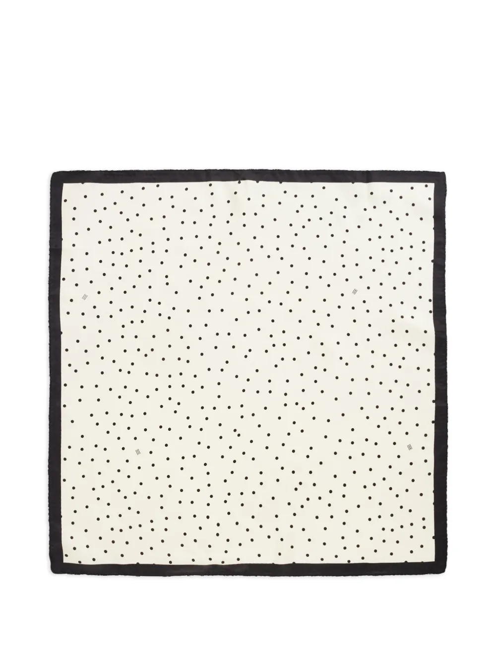 Poula Polka-Dot Border Scarf