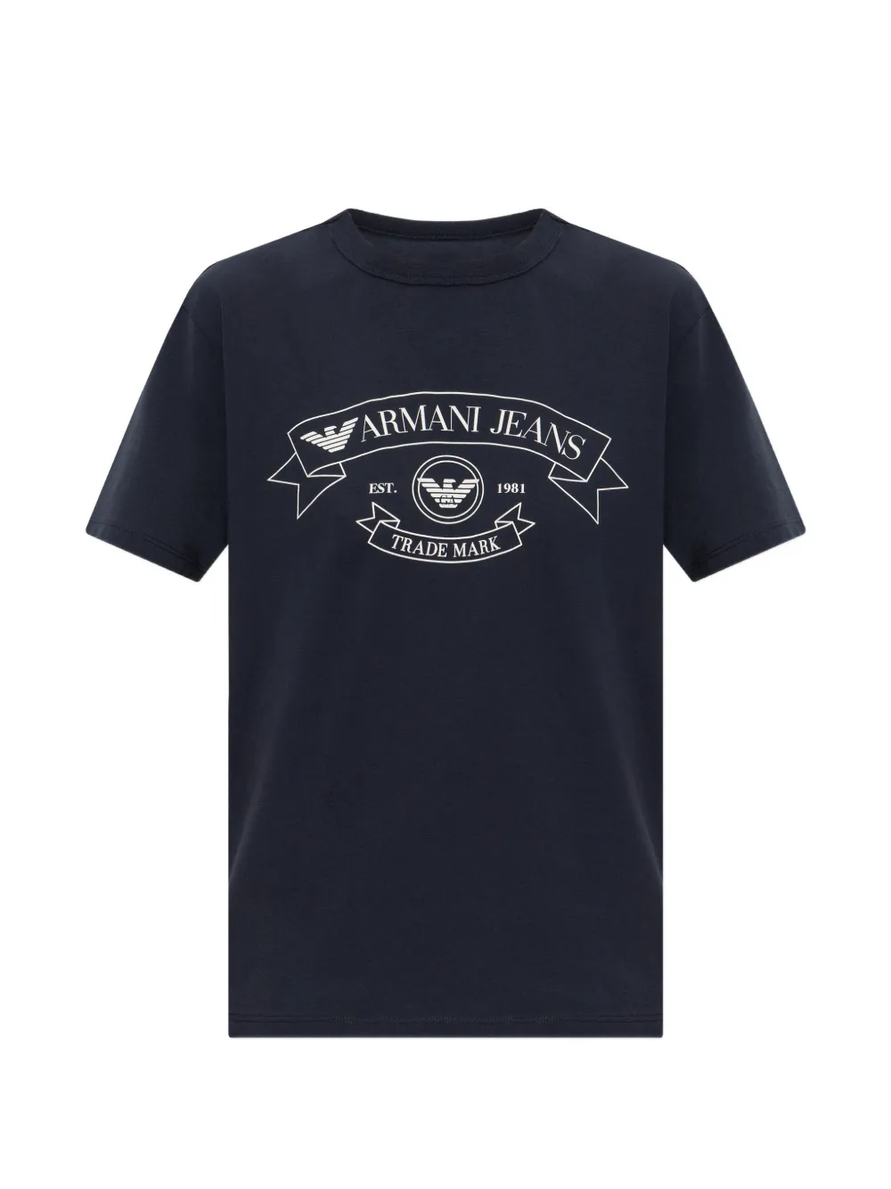 Emporio Armani logo T-shirt - Blu