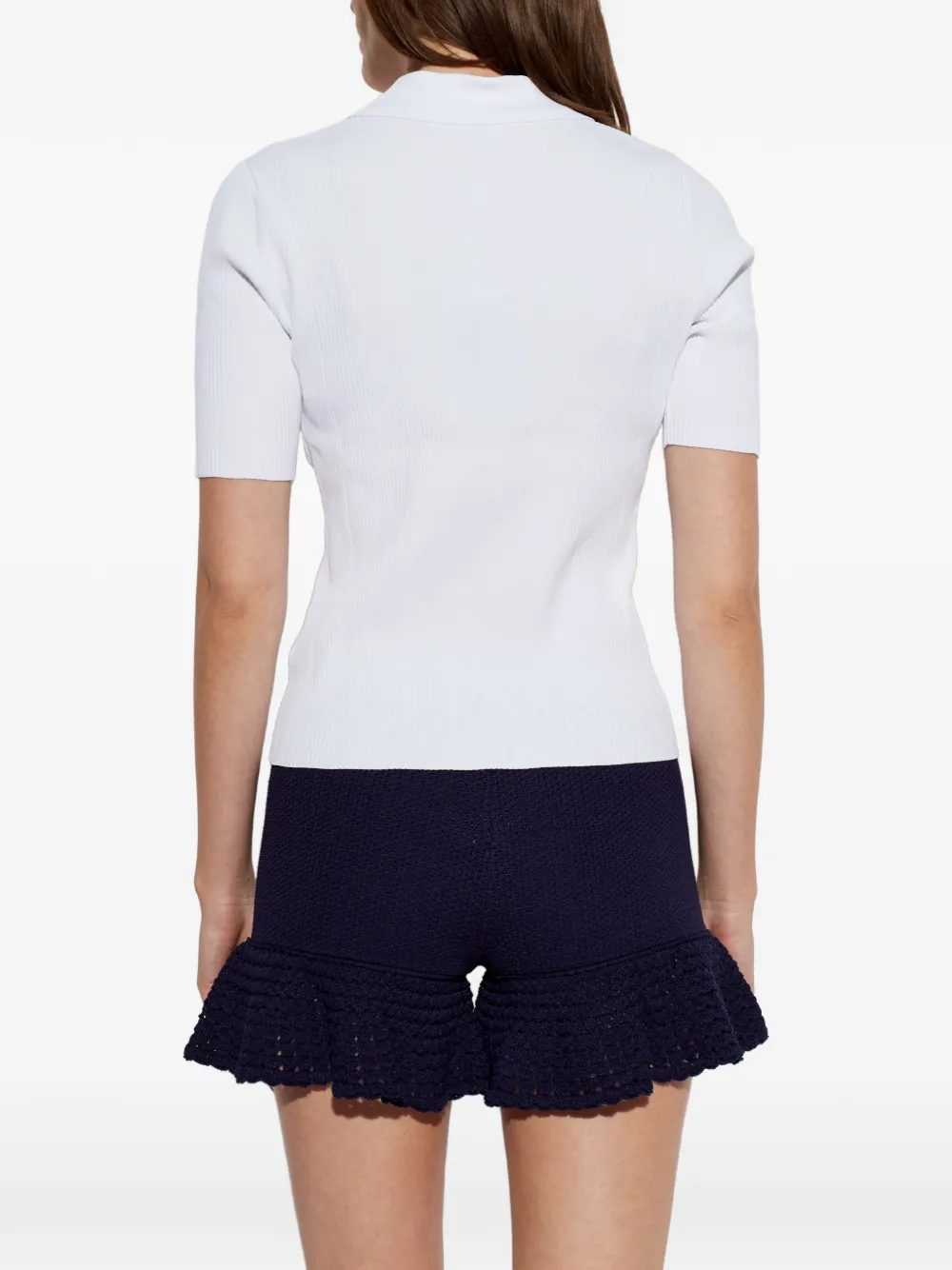 Michael Kors Polotop met veters Wit