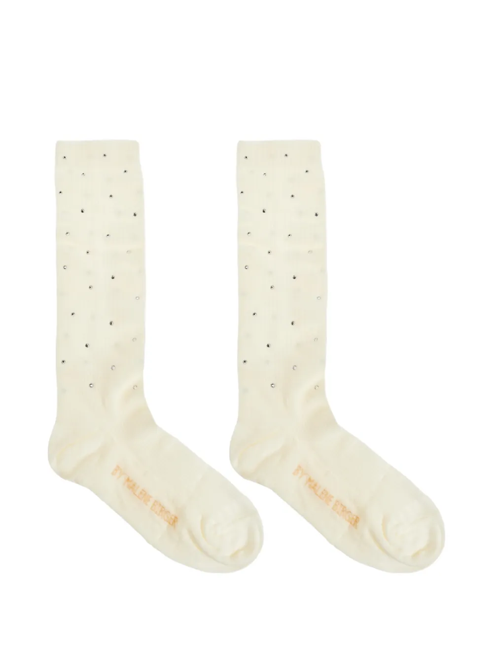  By Malene Birger Embellished Socks - Neutrals 
