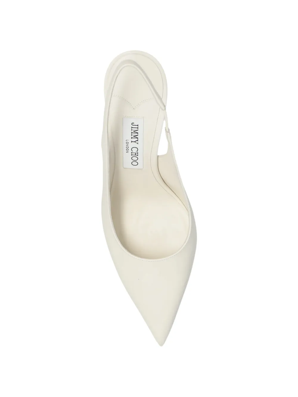 Jimmy Choo Love slingback pumps met puntige neus Wit