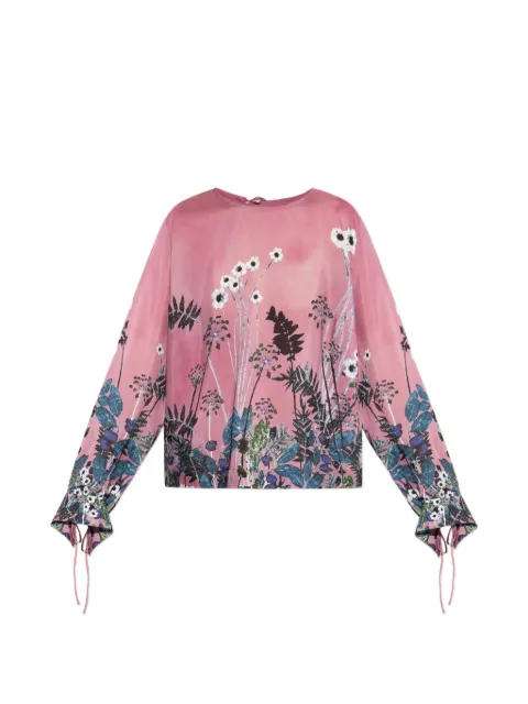 MUNTHE Basilia floral-print blouse