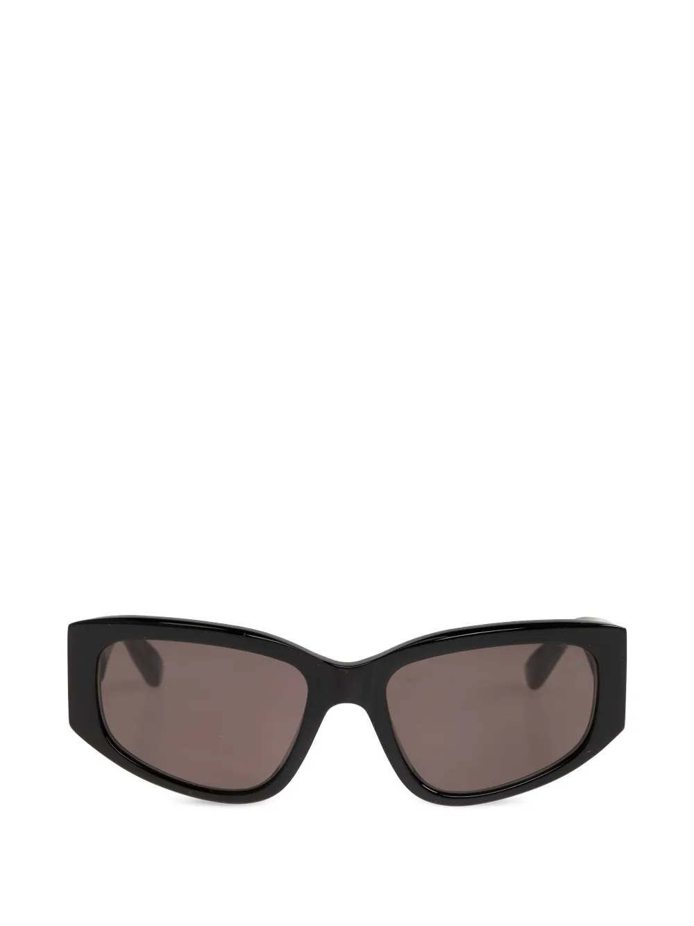 Balenciaga Eyewear rectangle BB-logo sunglasses - Marrone