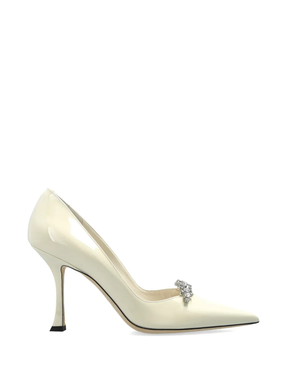 Jimmy Choo Belinda pumps verfraaid met kristallen Wit