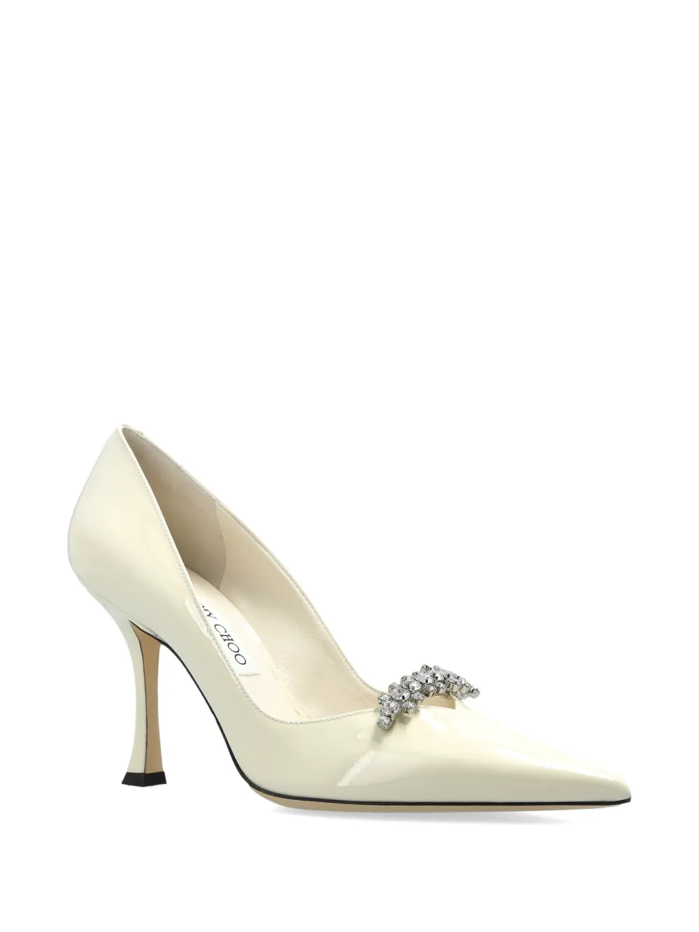 Jimmy Choo Belinda pumps verfraaid met kristallen Wit