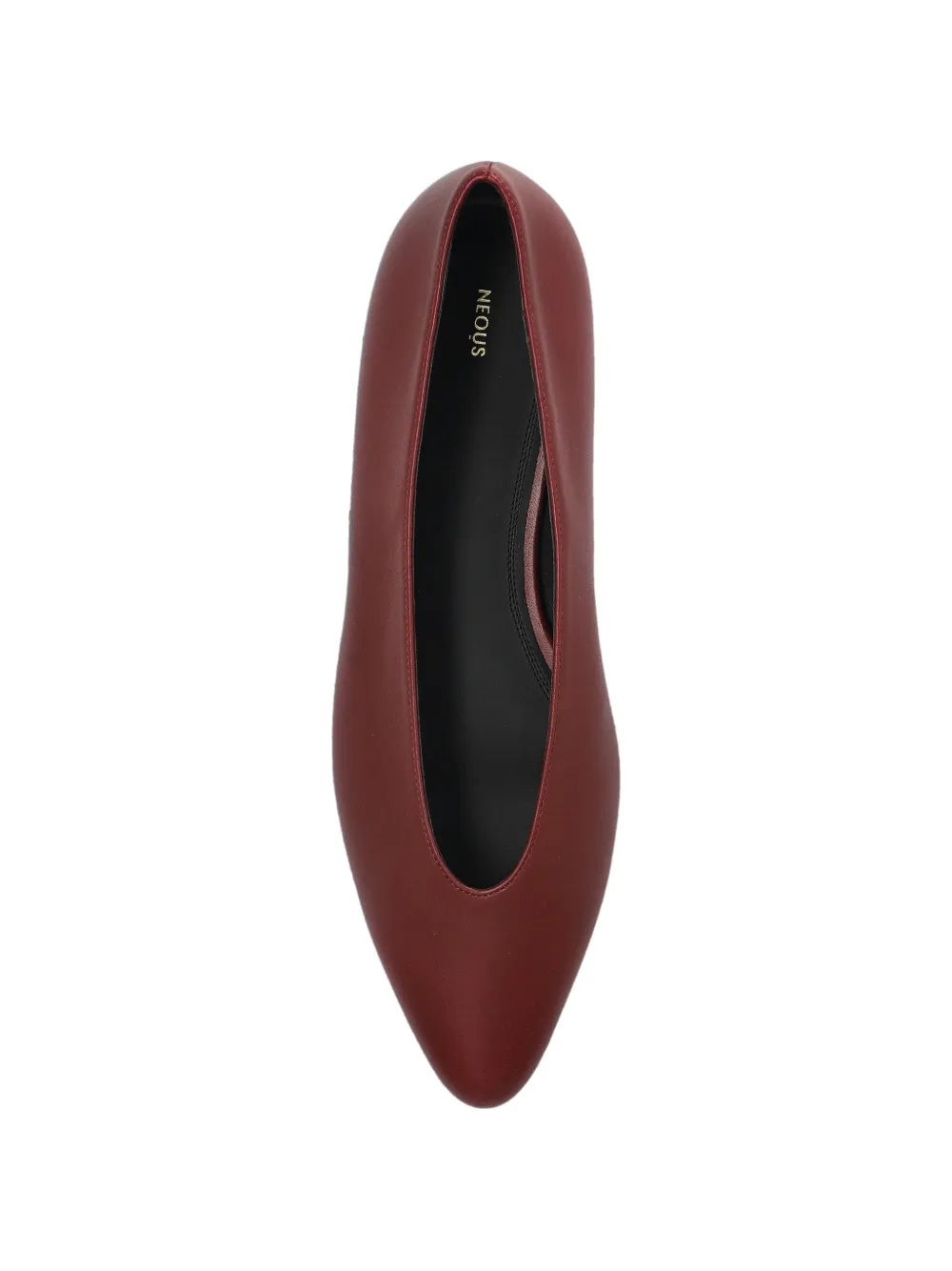 NEOUS Leren pumps met puntige neus Rood