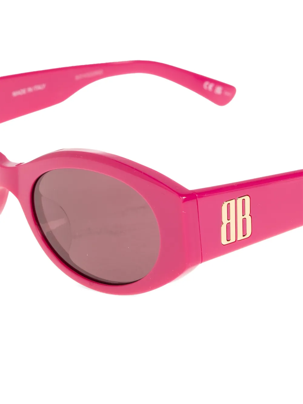  Balenciaga Eyewear Oval-frame Sunglasses - Pink 