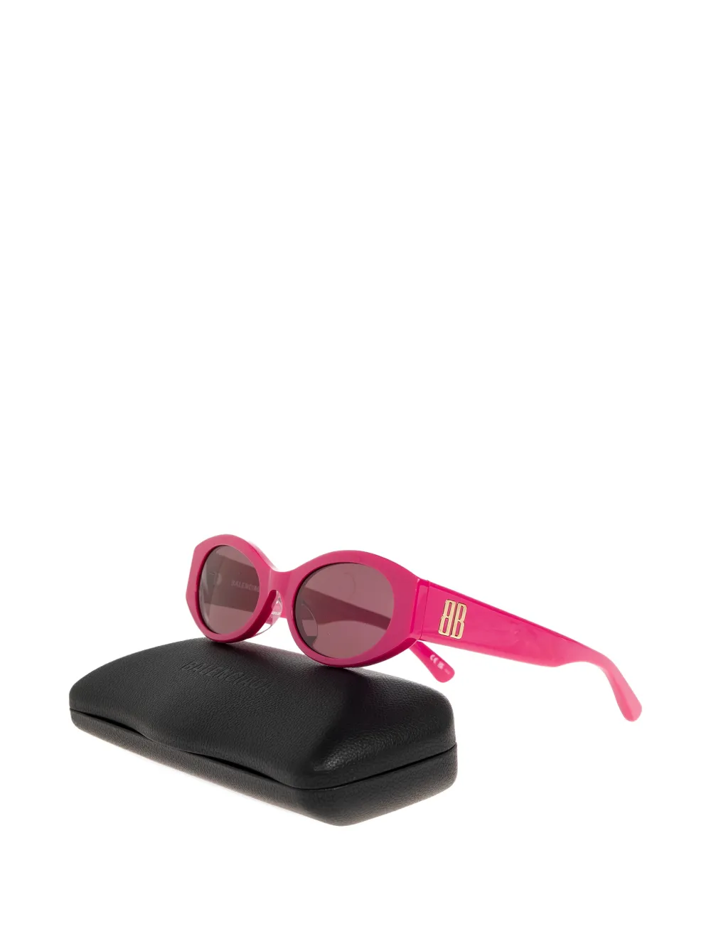  Balenciaga Eyewear Oval-frame Sunglasses - Pink 
