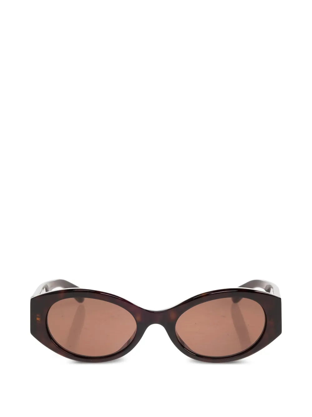 Balenciaga Eyewear Nano round BB-logo sunglasses - Marrone