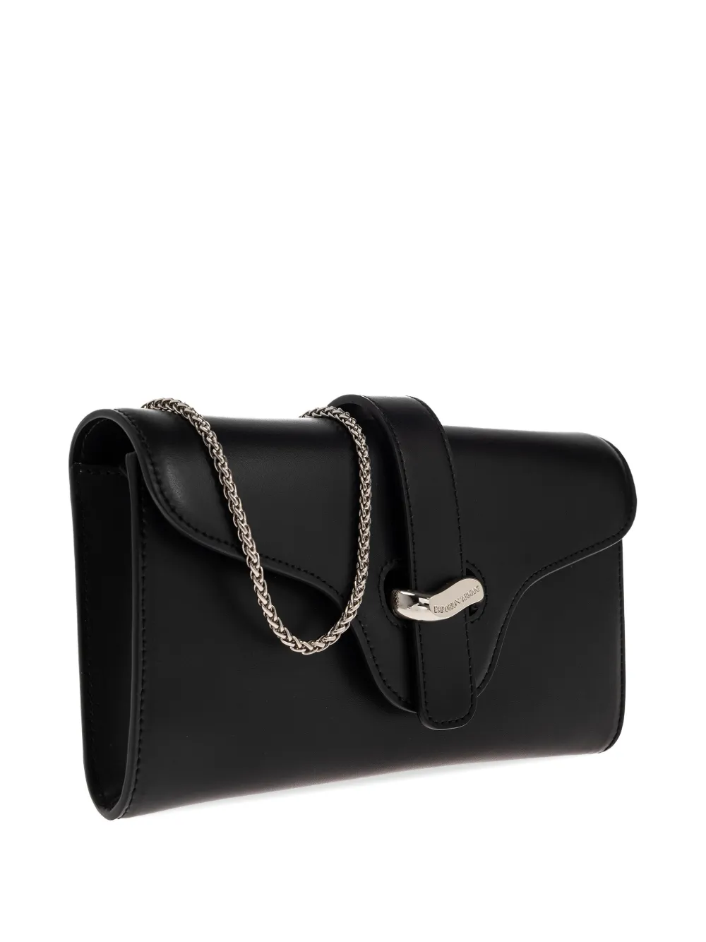 Emporio Armani Portemonnee met ketting Zwart