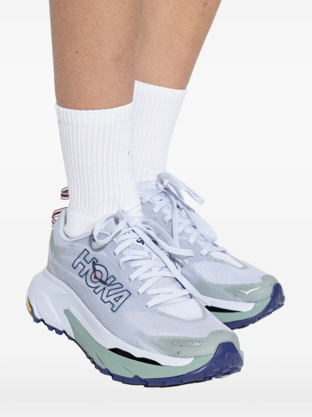 HOKA Mafate 5 sneakers met logo Wit