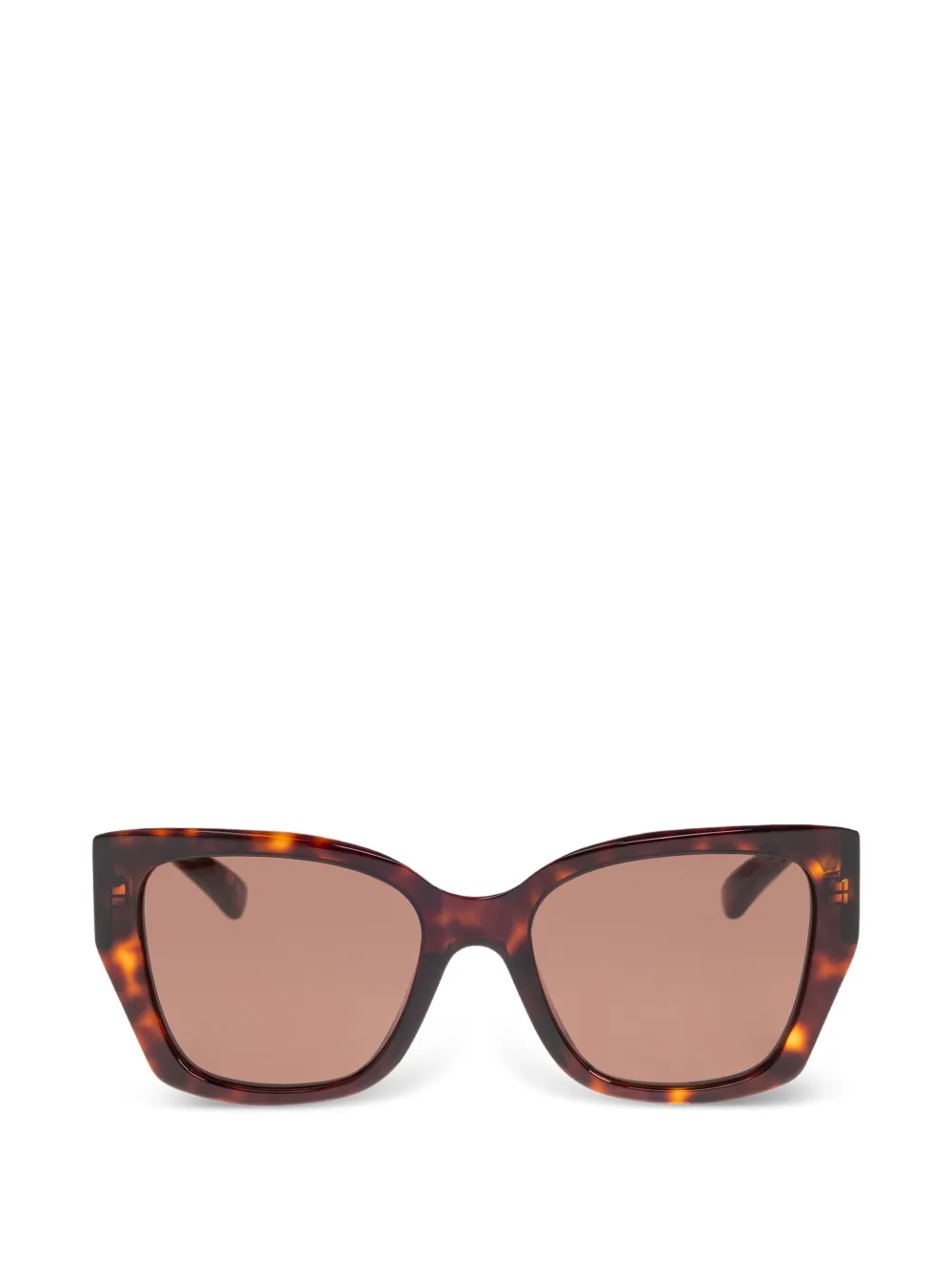 Balenciaga Eyewear tortoise logo sunglasses - Marrone