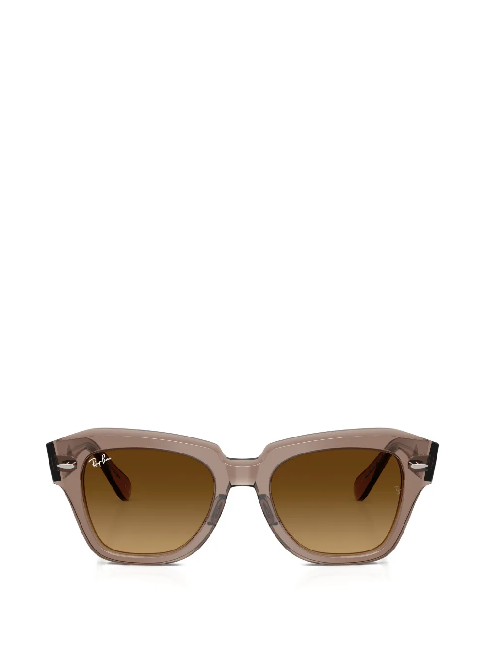 Ray-Ban State Street browline sunglasses - Marrone