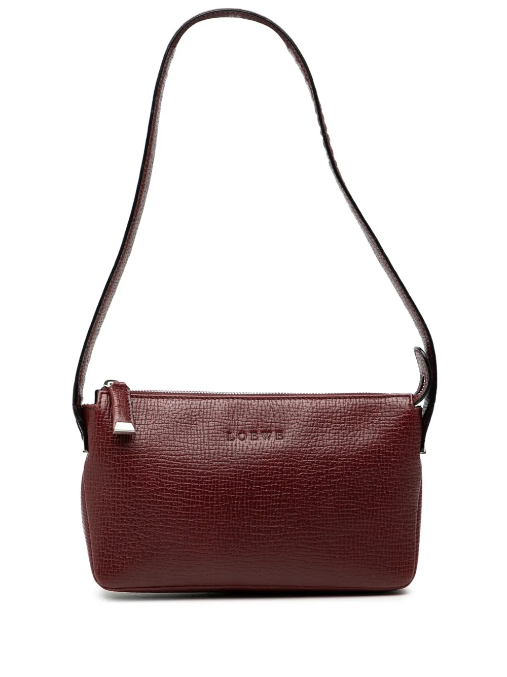 Loewe Pre-Owned 2000-2020 Textured Leather shoulder bag - Rosso