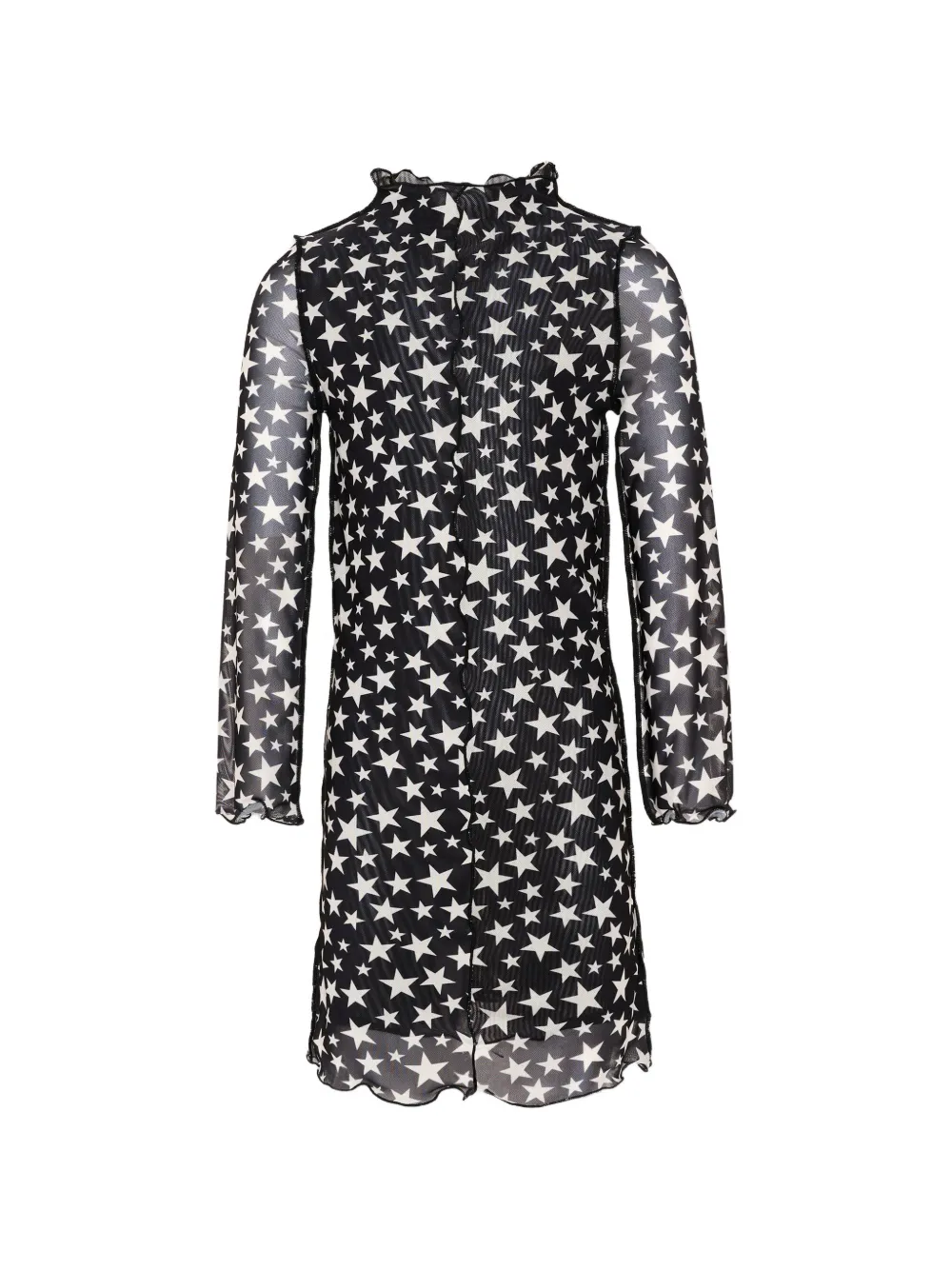 Stella McCartney Kids star ruffled dress - Nero