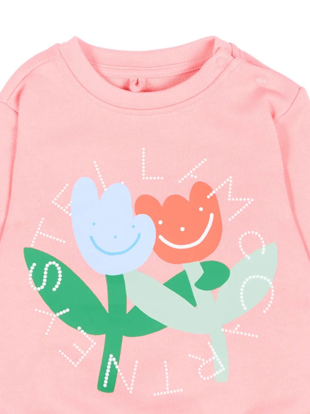 Stella McCartney Kids Sweater met ronde hals Roze