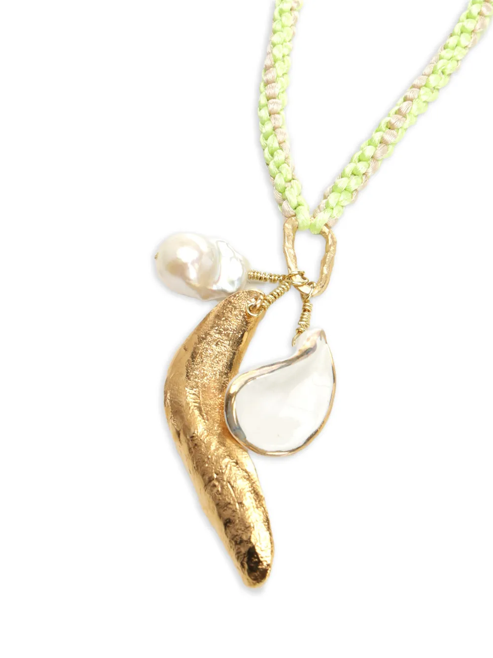  Forte Forte Braided Pendant Necklace - Gold 
