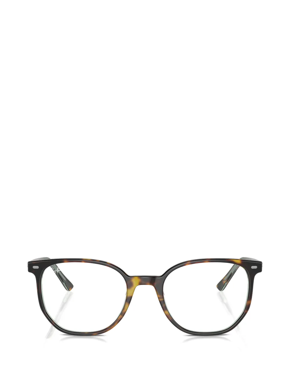 Ray-Ban Elliot round-frame glasses - Marrone