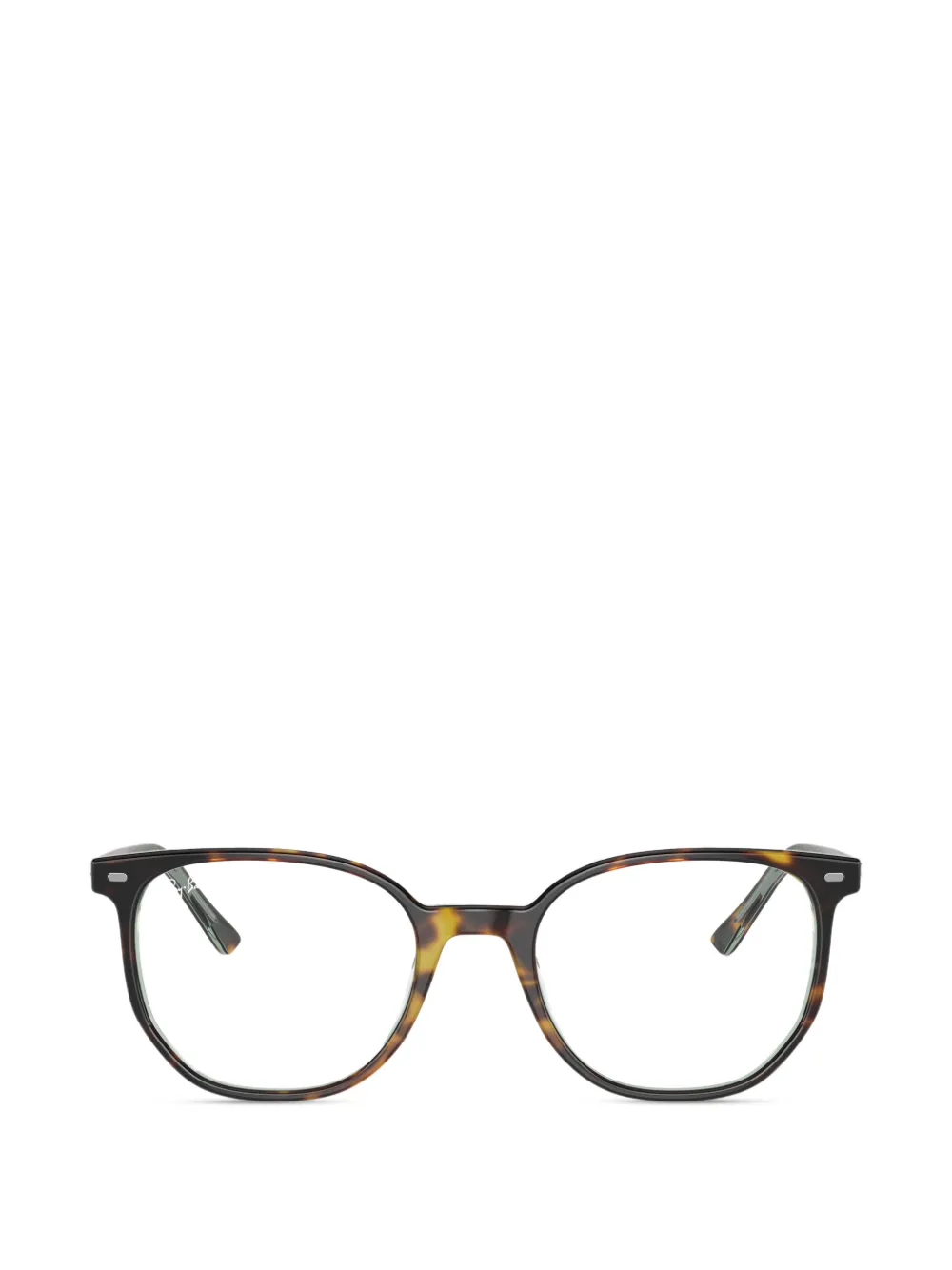 Ray-Ban Elliot round-frame glasses - Marrone