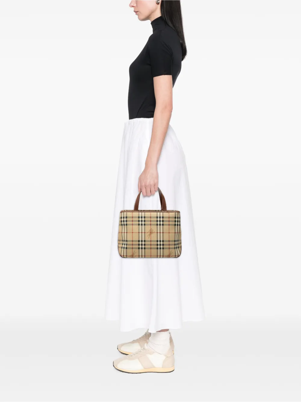 2000-2017 Haymarket Check Coated Canvas Tote Bag