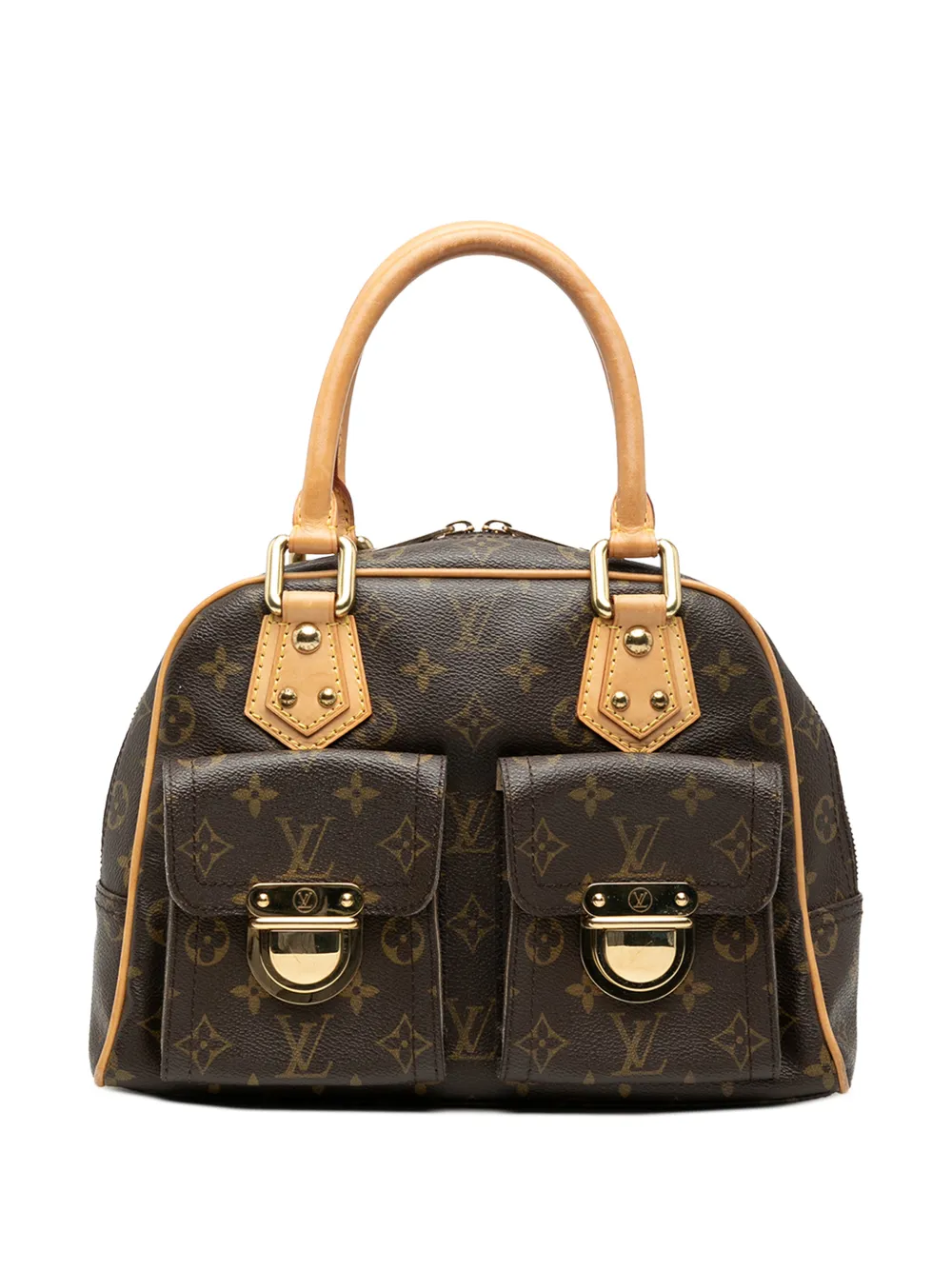 Louis Vuitton Pre-Owned 2007 Monogram Manhattan PM handbag - Braun