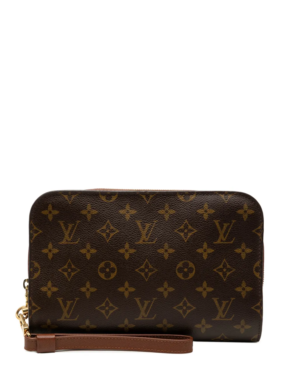 Louis Vuitton Pre-Owned 1982 Monogram Orsay clutch bag - Marrone