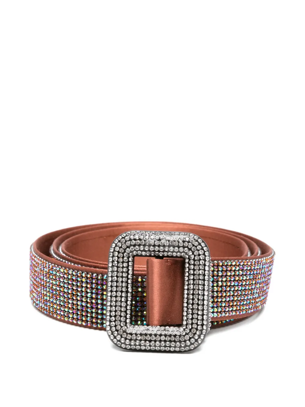 Benedetta Bruzziches Venus crystal-embellished belt - Marrone
