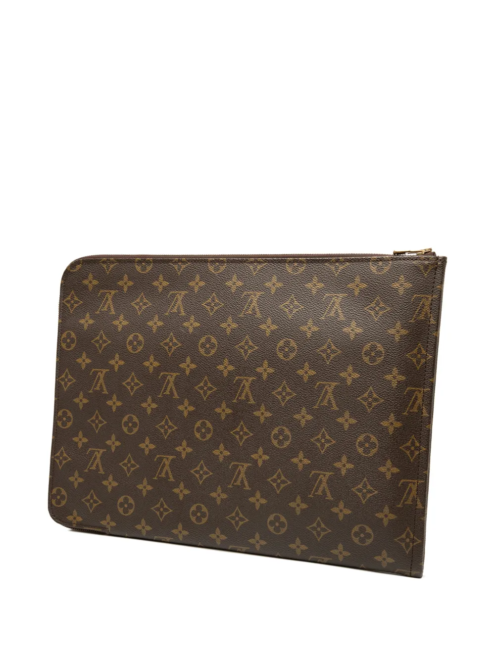 1986 Monogram Poche Documents Portfolio Business Bag