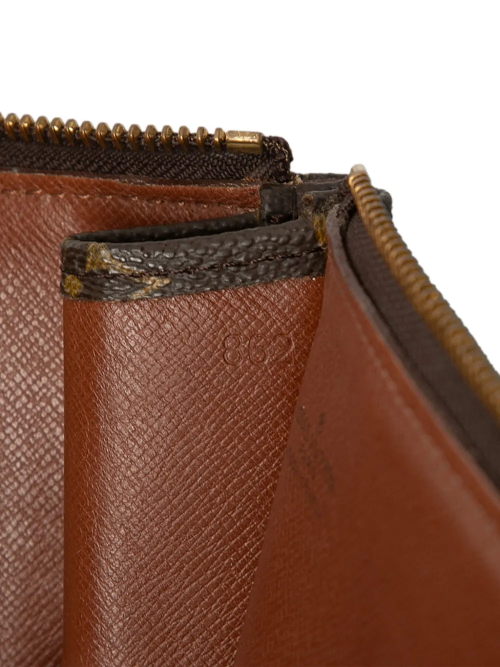 1986 Monogram Poche Documents Portfolio Business Bag