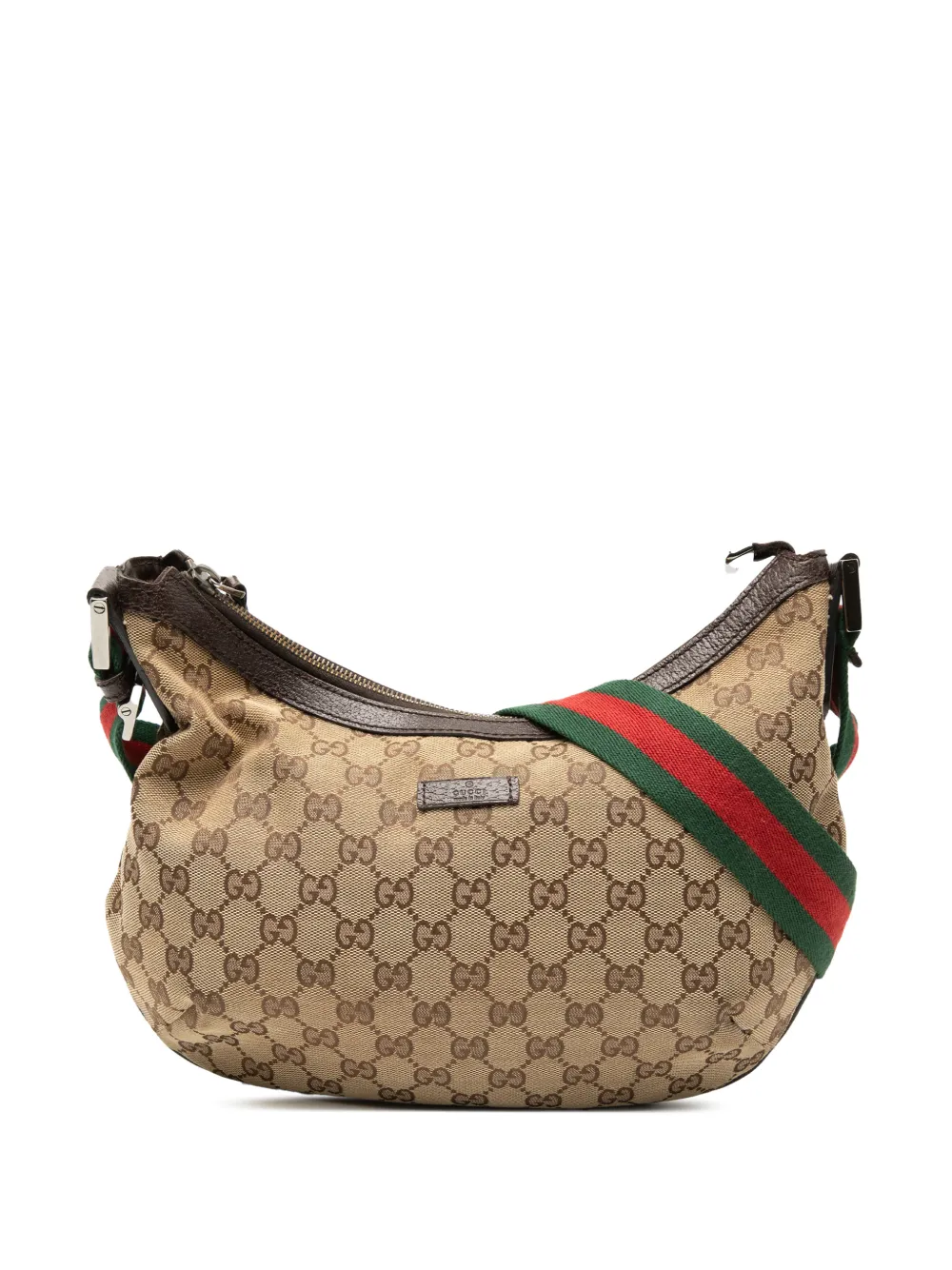 Gucci Pre-Owned 2000-2015 GG Canvas Web crossbody bag - Marrone