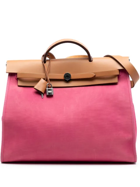 Hermès Pre-Owned 2013 Toile Herbag Zip 39 satchel