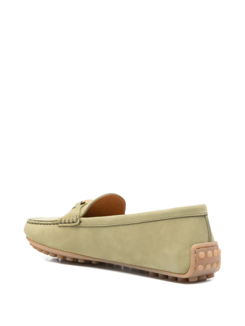 Tod's Loafers met logodetail Groen